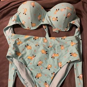Two pieces hot topic swim suit